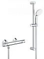 Смеситель для душа GROHE Grohtherm 500, с душевым гарнитуром, хром (34796000) термостат Смеситель для душа GROHE Grohtherm 500, с душевым гарнитуром, хром (34796000) термостат