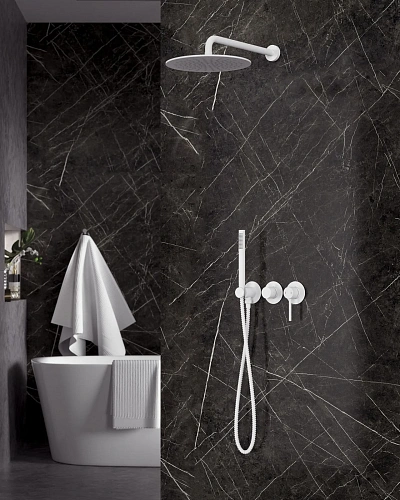 Душевая система Timo Saona SX-2349/16SM встраиваемая белый матовый Душевая система Timo Saona SX-2349/16SM встраиваемая белый матовый