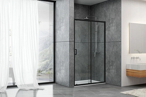 Душевая дверь ABBER Schwarzer Diamant AG30110B Душевая дверь ABBER Schwarzer Diamant AG30110B