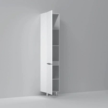 Шкаф-пенал AM.PM Like M80CSL0356WG напольный, левый, 35 см, белый Шкаф-пенал AM.PM Like M80CSL0356WG напольный, левый, 35 см, белый