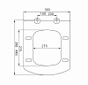 Картинка анонса товара «крышка-сиденье iddis vane дюропласт, soft close, easy fix (vandpsei31)»