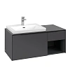 Тумба под раковину Villeroy &amp; Boch Subway 3.0 Graphite / Graphite C57201VR