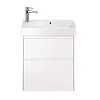 Тумба под раковину DREJA SLIM, 65 см, подвесная/напольная, 2 ящика, белый глянец 99.0401 Тумба под раковину DREJA SLIM, 65 см, подвесная/напольная, 2 ящика, белый глянец 99.0401