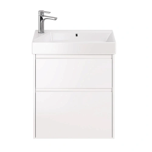 Тумба под раковину DREJA SLIM, 65 см, подвесная/напольная, 2 ящика, белый глянец 99.0401 Тумба под раковину DREJA SLIM, 65 см, подвесная/напольная, 2 ящика, белый глянец 99.0401