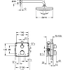 Душевая система GROHE Grohtherm встраиваемая, термостатическая, хром (34728000) Душевая система GROHE Grohtherm встраиваемая, термостатическая, хром (34728000)