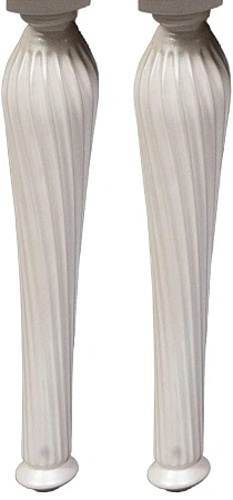 Ножки Boheme SPIRALE 45 см белые (пара) 848-W-45 Ножки Boheme SPIRALE 45 см белые (пара) 848-W-45