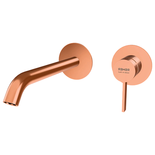 Смеситель для раковины Remer Metrica MC15PLWBRP, медь брашированная Смеситель для раковины Remer Metrica MC15PLWBRP, медь брашированная