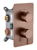 Картинка анонса товара «смеситель для душа boheme cell 135-3-brb встраиваемый brushed bronze»