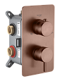 Детальная картинка товара «смеситель для душа boheme cell 135-3-brb встраиваемый brushed bronze»