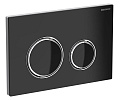 Клавиша смыва Geberit 115.884.SJ.1 Sigma21 чёрный, глянцевый хром Клавиша смыва Geberit 115.884.SJ.1 Sigma21 чёрный, глянцевый хром