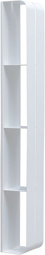 Полка Aquanet Магнум 15x100 белая матовая, вертикальная 00302238 Полка Aquanet Магнум 15x100 белая матовая, вертикальная 00302238
