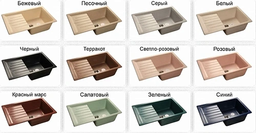 Кухонная мойка GranFest Practic P-760 L тер терракот Кухонная мойка GranFest Practic P-760 L тер терракот