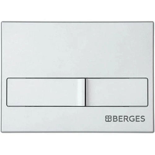 Инсталляция для унитаза BERGES NOVUM L2 с кнопкой смыва, матовый хром 040212 Инсталляция для унитаза BERGES NOVUM L2 с кнопкой смыва, матовый хром 040212