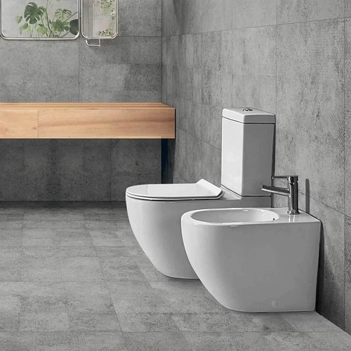 Чаша напольного унитаза Vincea Globo VT2B-14 белый, ультратонкое сиденье soft-close, P-trap Чаша напольного унитаза Vincea Globo VT2B-14 белый, ультратонкое сиденье soft-close, P-trap