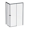 Душевой уголок AM.PM X-joy W94G-403-120280-BТ1К 120x80 черный матовый, стекло прозрачное