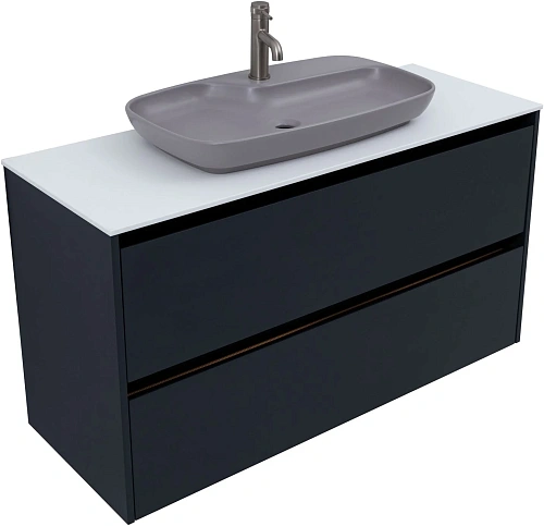 Тумба под раковину Allen Brau Activity 120 1.34007.AM антрацит матовый/черный брашированный Тумба под раковину Allen Brau Activity 120 1.34007.AM антрацит матовый/черный брашированный