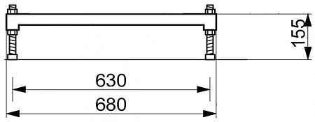 Ножки для ванны Эстет ФР-00000769 Ножки для ванны Эстет ФР-00000769