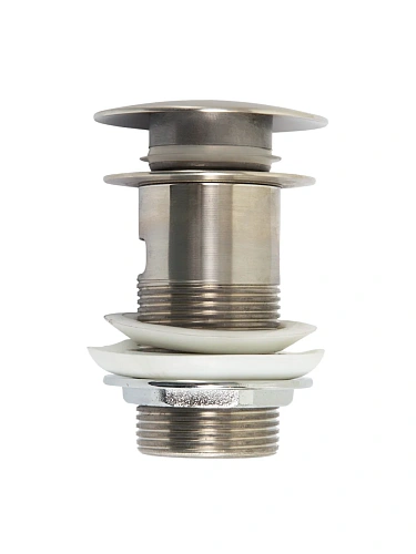 Донный клапан CEZARES CZR-SAT-IN клик-клак с переливом, сатин Донный клапан CEZARES CZR-SAT-IN клик-клак с переливом, сатин