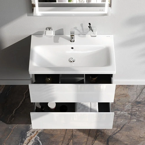 Тумба под раковину AM.PM Gem M90FHX07522WG подвесная, 75 см push-to-open, белый Тумба под раковину AM.PM Gem M90FHX07522WG подвесная, 75 см push-to-open, белый