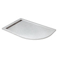 Детальная картинка товара «душевой поддон cezares tray-as-rh-120/80-30-w-l 1200x800 искусственный камень, белый»