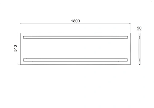 Экран для ванны фронтальный Niagara Atrio NG-A180 к ванне NG-A18070 Экран для ванны фронтальный Niagara Atrio NG-A180 к ванне NG-A18070