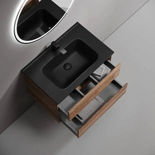 Тумба под раковину Sancos Marmi 2.0 MR2.070ECH 690х445х520 дуб чарльстон, подвесная Тумба под раковину Sancos Marmi 2.0 MR2.070ECH 690х445х520 дуб чарльстон, подвесная