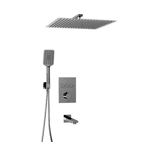 Душевая система WasserKRAFT A171919 встраиваемая хром Душевая система WasserKRAFT A171919 встраиваемая хром