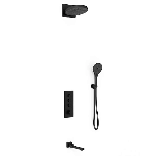 Душевая система Vincea Inspire VSFW-433TI1MB встраиваемая, черный Душевая система Vincea Inspire VSFW-433TI1MB встраиваемая, черный