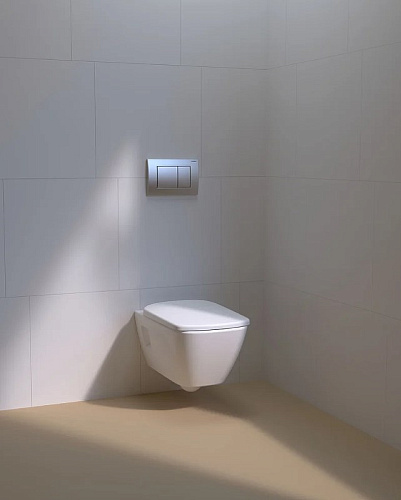 Инсталляция для унитаза Geberit Duofix Delta 458.163.21.1 с кнопкой смыва хром Инсталляция для унитаза Geberit Duofix Delta 458.163.21.1 с кнопкой смыва хром