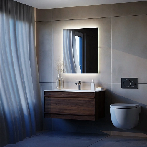 Тумба под раковину ArtDecco Bridget 80 ABR08W22S000 подвесная, черный орех Тумба под раковину ArtDecco Bridget 80 ABR08W22S000 подвесная, черный орех