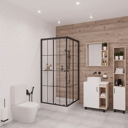 Душевой уголок Niagara Nova NG-0190-14 (900х900х1950) низкий поддон (14см), стекло прозрачное, _01901412 Душевой уголок Niagara Nova NG-0190-14 (900х900х1950) низкий поддон (14см), стекло прозрачное, _01901412