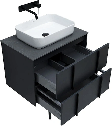 Тумба под раковину Allen Brau Reality 70 1.32004.AM антрацит матовый Тумба под раковину Allen Brau Reality 70 1.32004.AM антрацит матовый