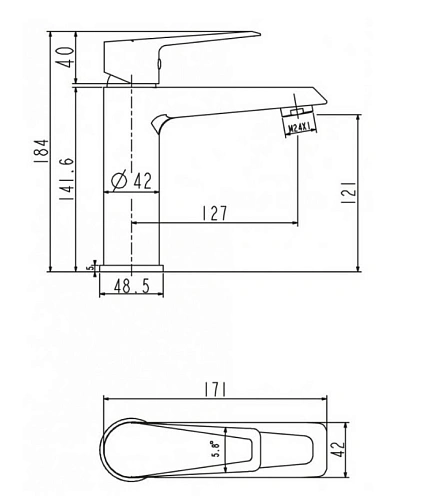 Смеситель для кухни BelBagno SAL-LAM-CRM Смеситель для кухни BelBagno SAL-LAM-CRM