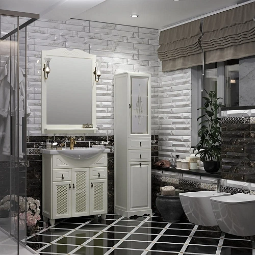 Тумба под раковину Opadiris Тибет 75 00-00002839 слоновая кость Тумба под раковину Opadiris Тибет 75 00-00002839 слоновая кость