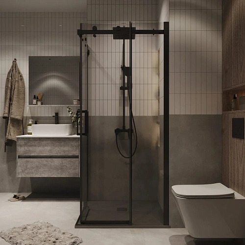 Душевой уголок GROSSMAN Classic 300.K33.04.8080.21.00 (80x80x195) квадрат,раздвижн,черн.мат,стекло прозрачное Душевой уголок GROSSMAN Classic 300.K33.04.8080.21.00 (80x80x195) квадрат,раздвижн,черн.мат,стекло прозрачное