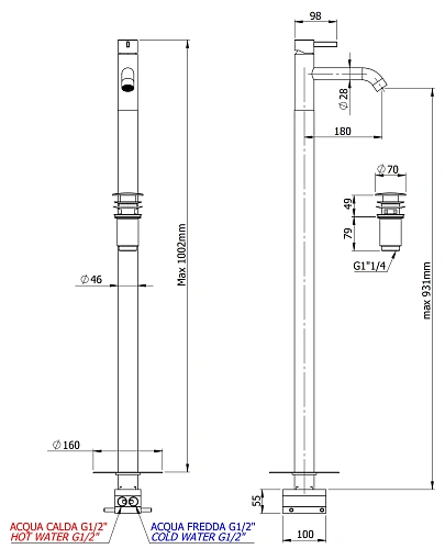 Смеситель для раковины Remer Metrica MC18BO, белый матовый Смеситель для раковины Remer Metrica MC18BO, белый матовый