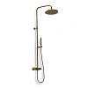 Душевая система Paini Cox 78PJ689TH 250 мм, с термостатом, матовое золото