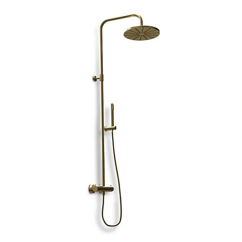 Душевая система Paini Cox 78PJ689TH 250 мм, с термостатом, матовое золото Душевая система Paini Cox 78PJ689TH 250 мм, с термостатом, матовое золото