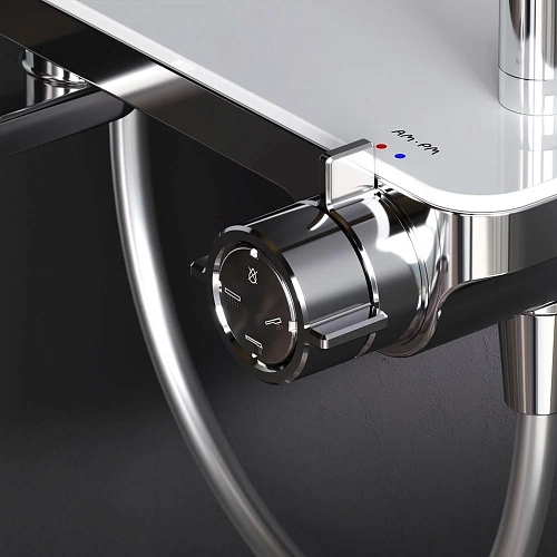 Душевая система AM.PM Like F0780700 штанга 1030-1460мм, верхний душ 220 мм Душевая система AM.PM Like F0780700 штанга 1030-1460мм, верхний душ 220 мм