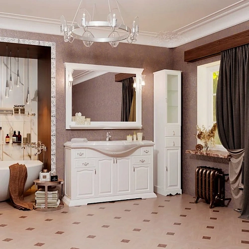 Шкаф-пенал Opadiris Риспекто 30, белый матовый, правый, вар. 2 00-00005833 Шкаф-пенал Opadiris Риспекто 30, белый матовый, правый, вар. 2 00-00005833