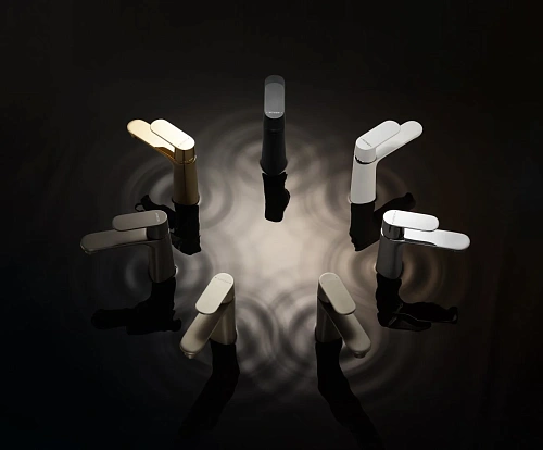 Смеситель для раковины ARROW AMP11848H90 серый Смеситель для раковины ARROW AMP11848H90 серый