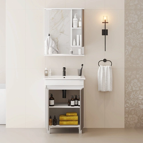 Тумба под раковину Onika Марви 60 см 106153 напольная, бирюза (для Элина 60) Тумба под раковину Onika Марви 60 см 106153 напольная, бирюза (для Элина 60)