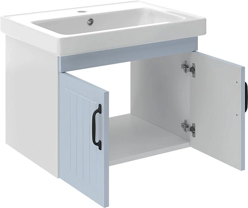 Тумба с раковиной DIWO Сочи 60 подвесная, дуб альбион 579240 Тумба с раковиной DIWO Сочи 60 подвесная, дуб альбион 579240