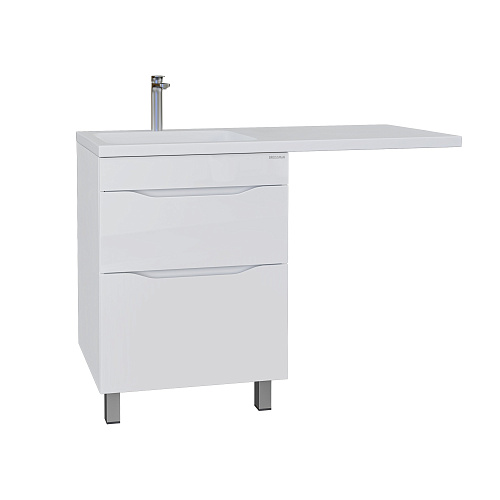 Тумба под раковину GROSSMAN ВИЛАР-60 под стиральную машину белая (ум. Камилла-120) напольная 126011 Тумба под раковину GROSSMAN ВИЛАР-60 под стиральную машину белая (ум. Камилла-120) напольная 126011