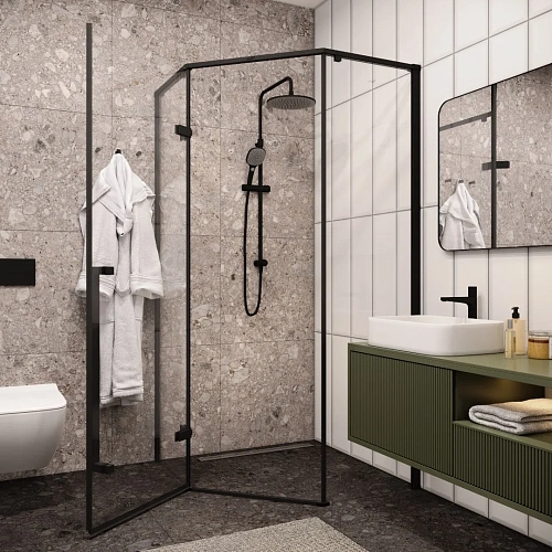 Душевой уголок Ceruttispa C2A без поддона 100x100x195 Душевой уголок Ceruttispa C2A без поддона 100x100x195