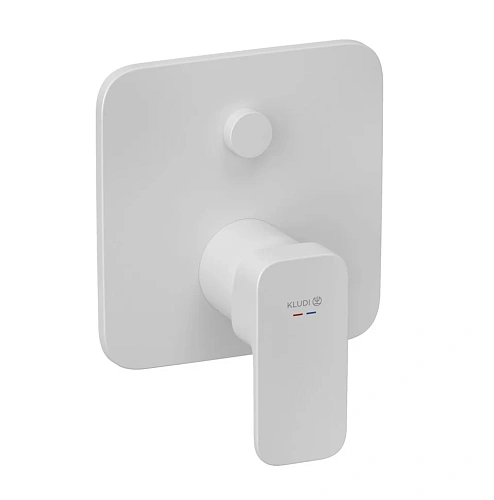 Смеситель для ванны Kludi RENON 427595375 белый матовый Смеситель для ванны Kludi RENON 427595375 белый матовый