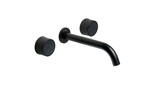 Смеситель для раковины Boheme PRESTIGE BLACK встраиваемый 152-2-B-PR Смеситель для раковины Boheme PRESTIGE BLACK встраиваемый 152-2-B-PR