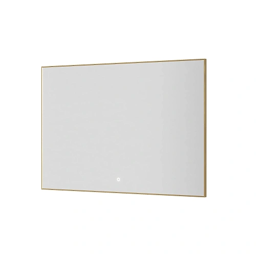 Зеркало Boheme 543-100-G металлическая рама, подсветка, сенсор, антизапотевание, 100x70 Зеркало Boheme 543-100-G металлическая рама, подсветка, сенсор, антизапотевание, 100x70