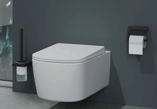 Ершик для унитаза Kludi VELA C 3197439 черный матовый Ершик для унитаза Kludi VELA C 3197439 черный матовый