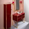 Шкаф-пенал Armadi Art Monaco бордо глянец + золото (без ножек), подвесной 868-RG Шкаф-пенал Armadi Art Monaco бордо глянец + золото (без ножек), подвесной 868-RG